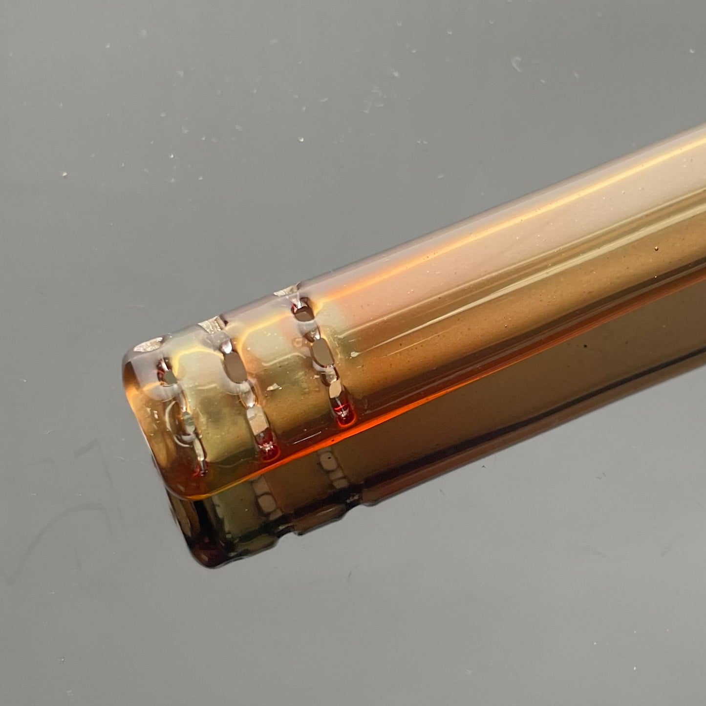 Green Belt Colour Accented Beaker - Moist Raspberry over Exp. Bronze Pearl