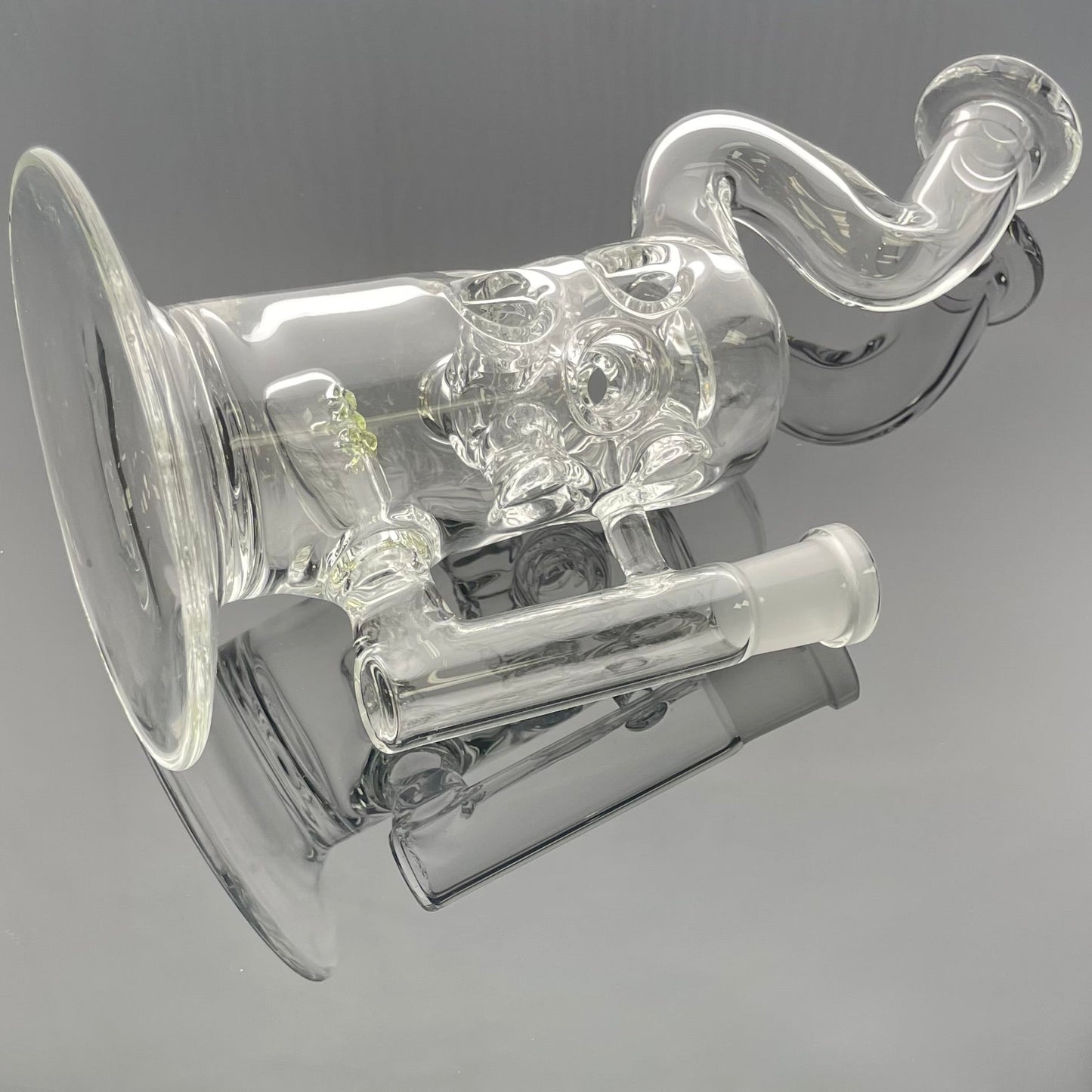 Mimzy V2 Clear Fab Rig w/ Bent Neck - 14mm