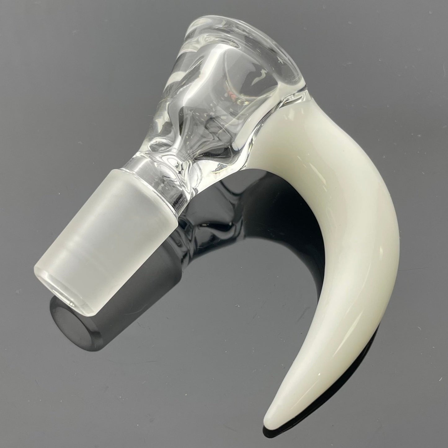 Green Belt Clear Horn Bowl 14mm 1 Hole