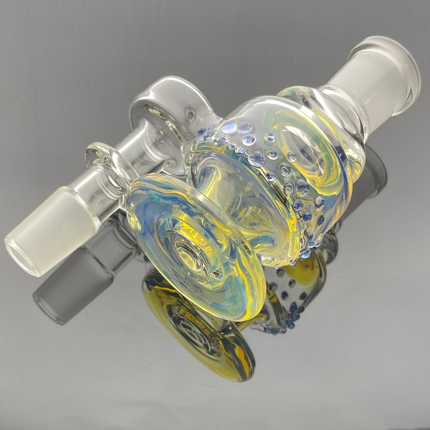 Discobox 18mm 90 Degree Fumed Ash Catcher