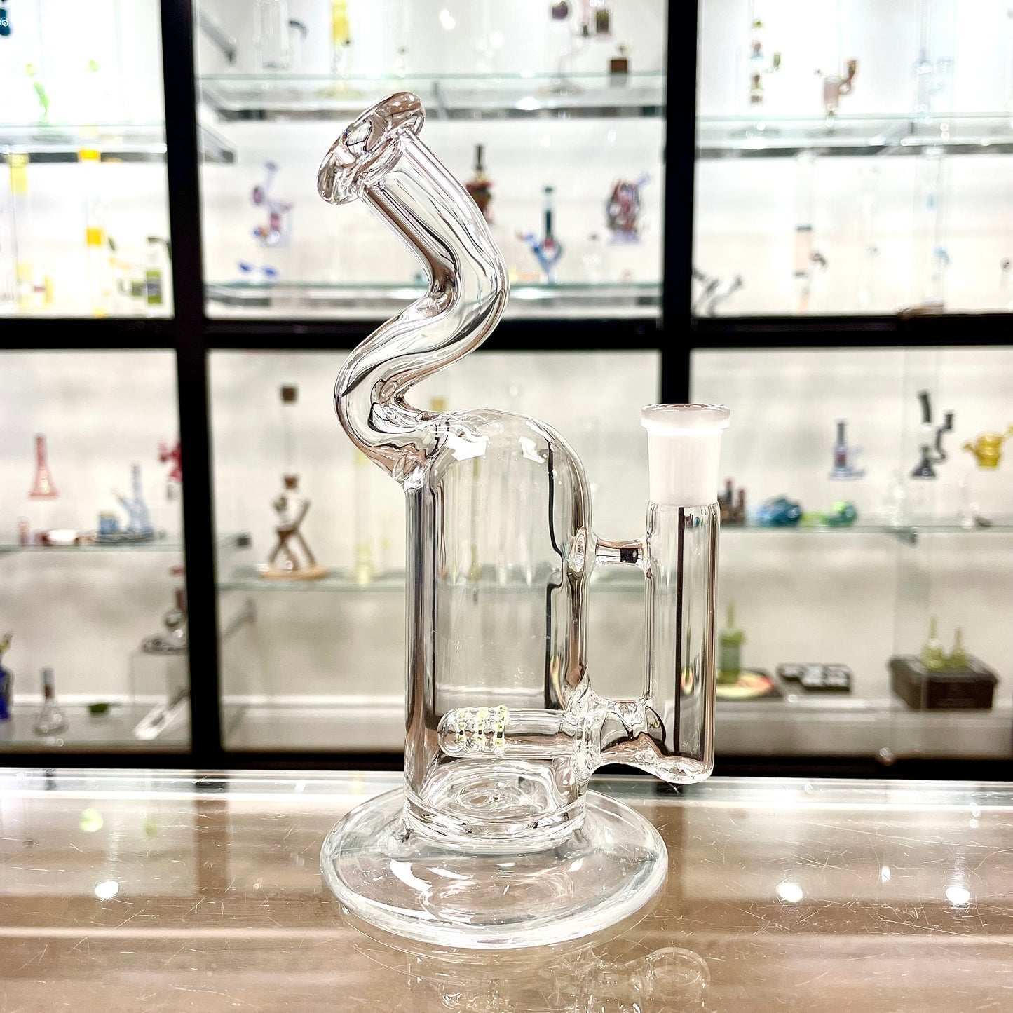 Mimzy Clear Bent Neck Stemline - 14mm