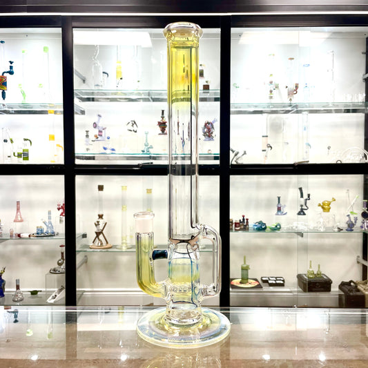 Green Belt Colour Accented Fume Stemline Drain Tube - Fade to Black