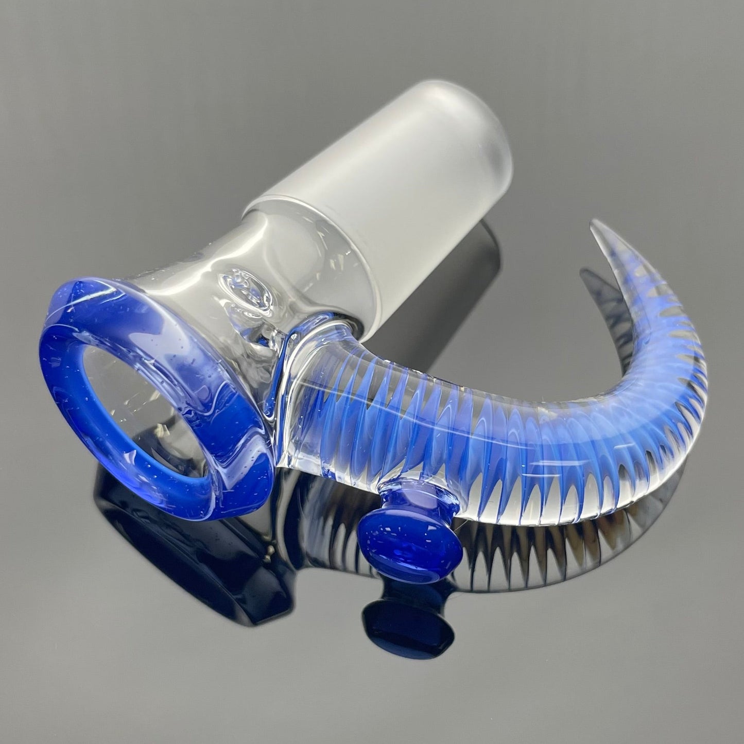 Jamms Clear Base Bowl w/ Colour Lip & Cane 18mm 4 Hole