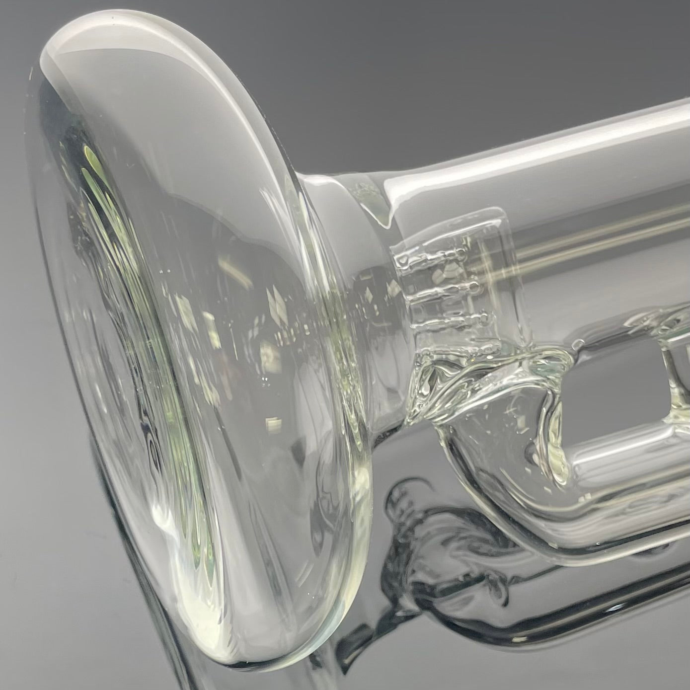 Green Belt 15.5” Clear Hollow Foot Stemline Tube