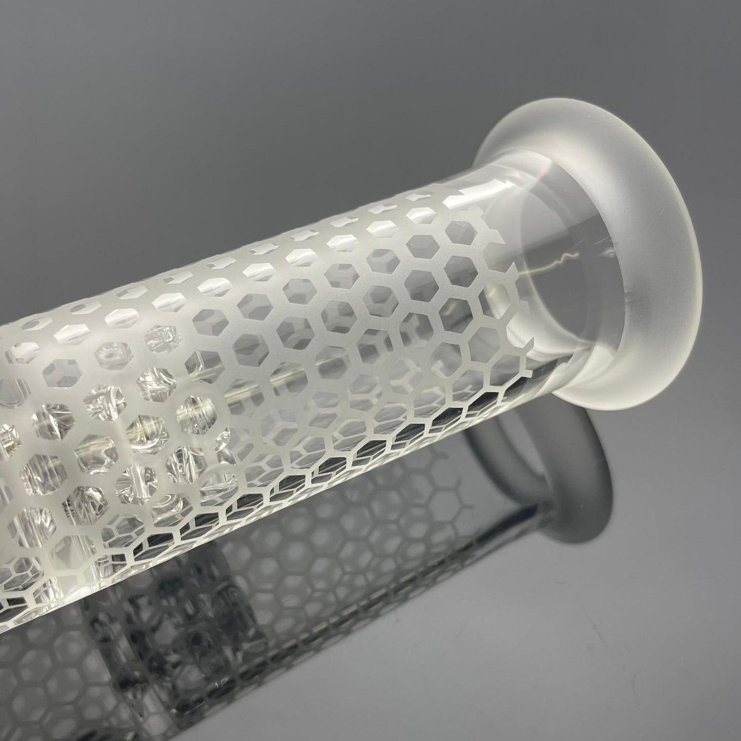 Gnob Glass 38mm 13" Treecycler w/ Sandblasting - #12