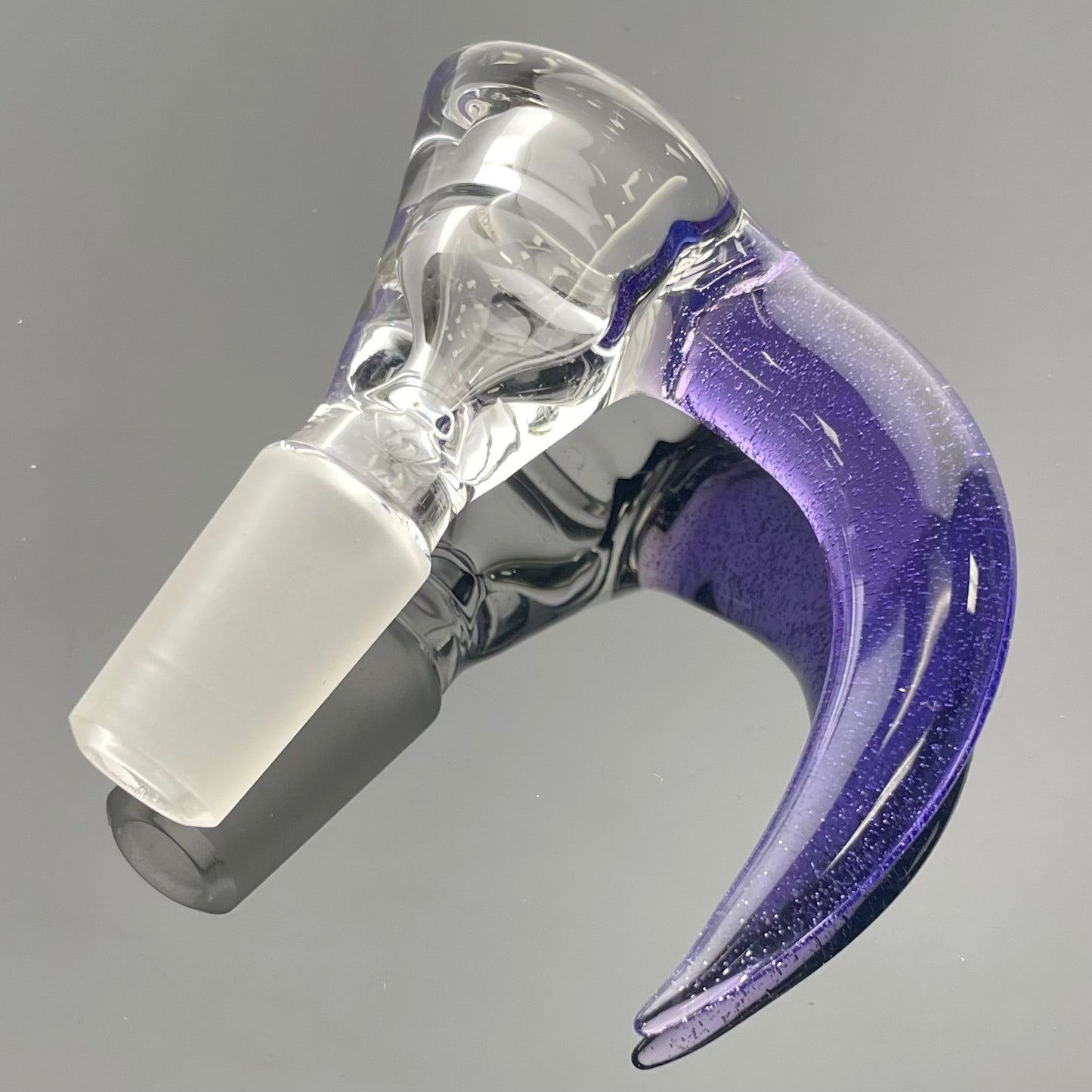 Green Belt Clear Horn Bowl 14mm 1 Hole
