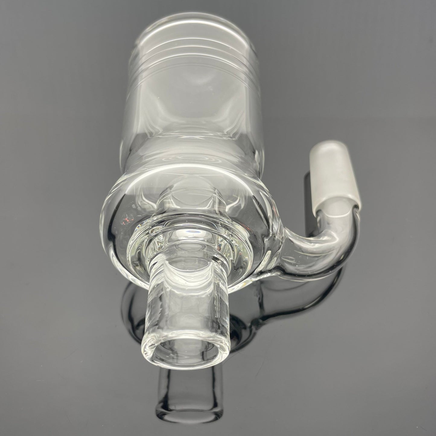 Mastah Glass 14mm/14mm 90 Degree Dry Ash Catcher w/ Handmade Joint