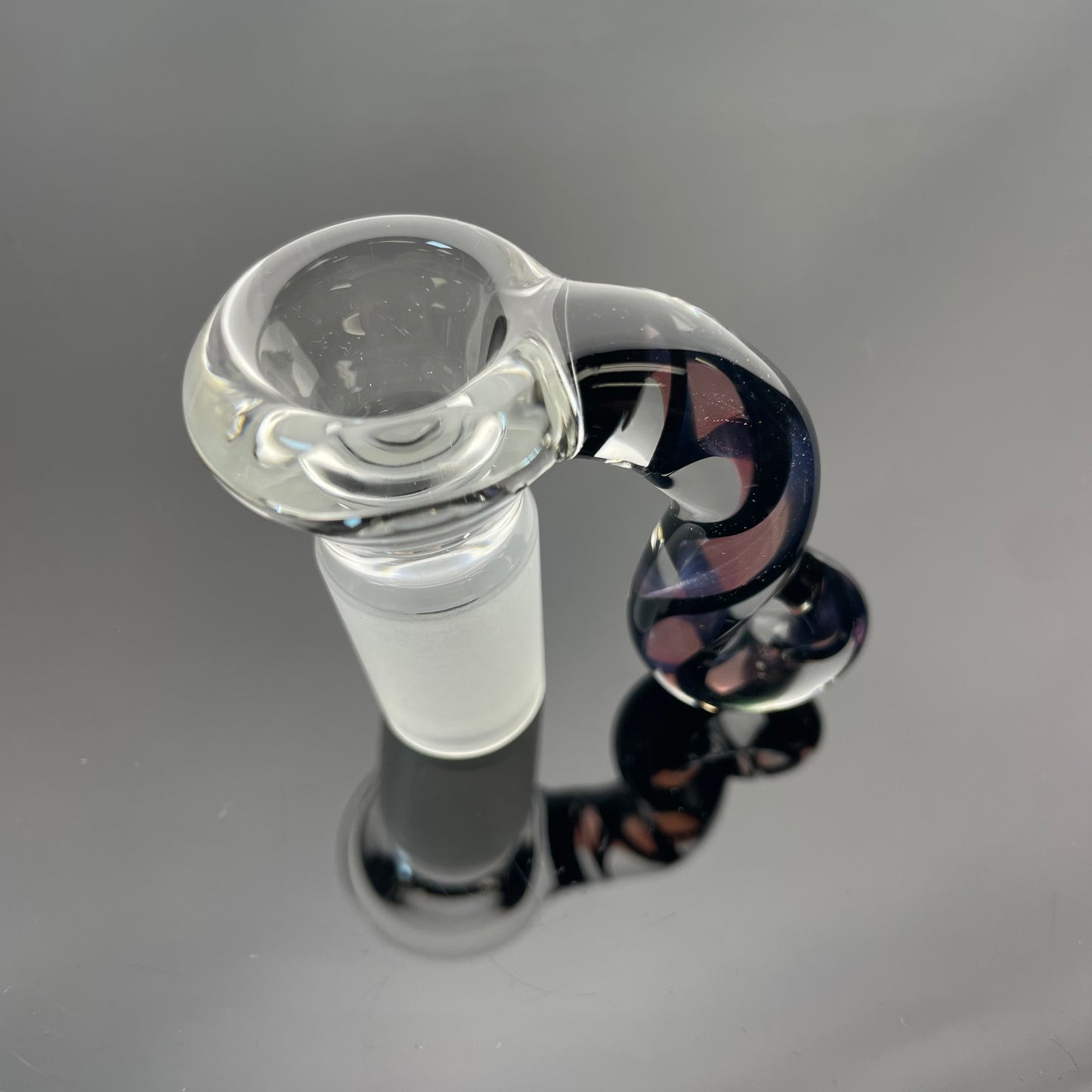 Vetro Maddix 44mm Fumed Accented Puckline Tube w/ Marble - A