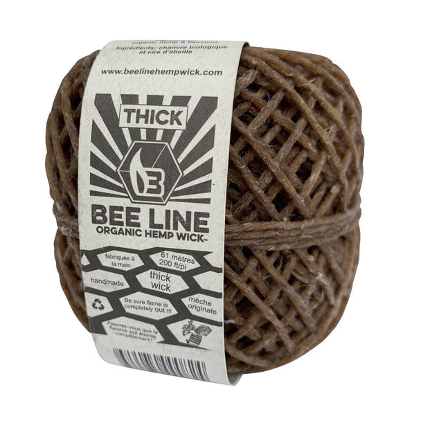 Bee Line Thick Hemp Spool - 200 Feet