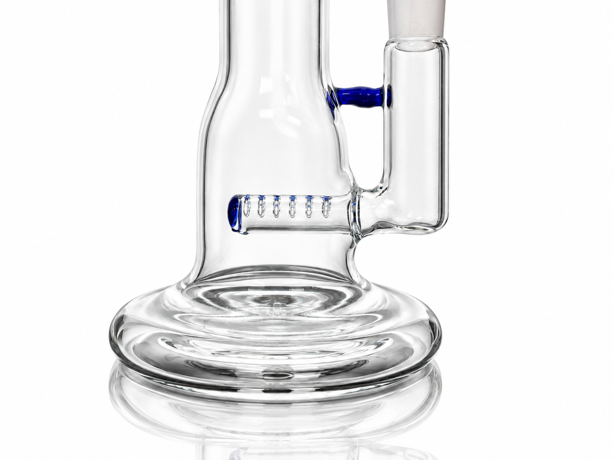 Mastah Glass Stemline Hollowfoot w/ Colour Accents