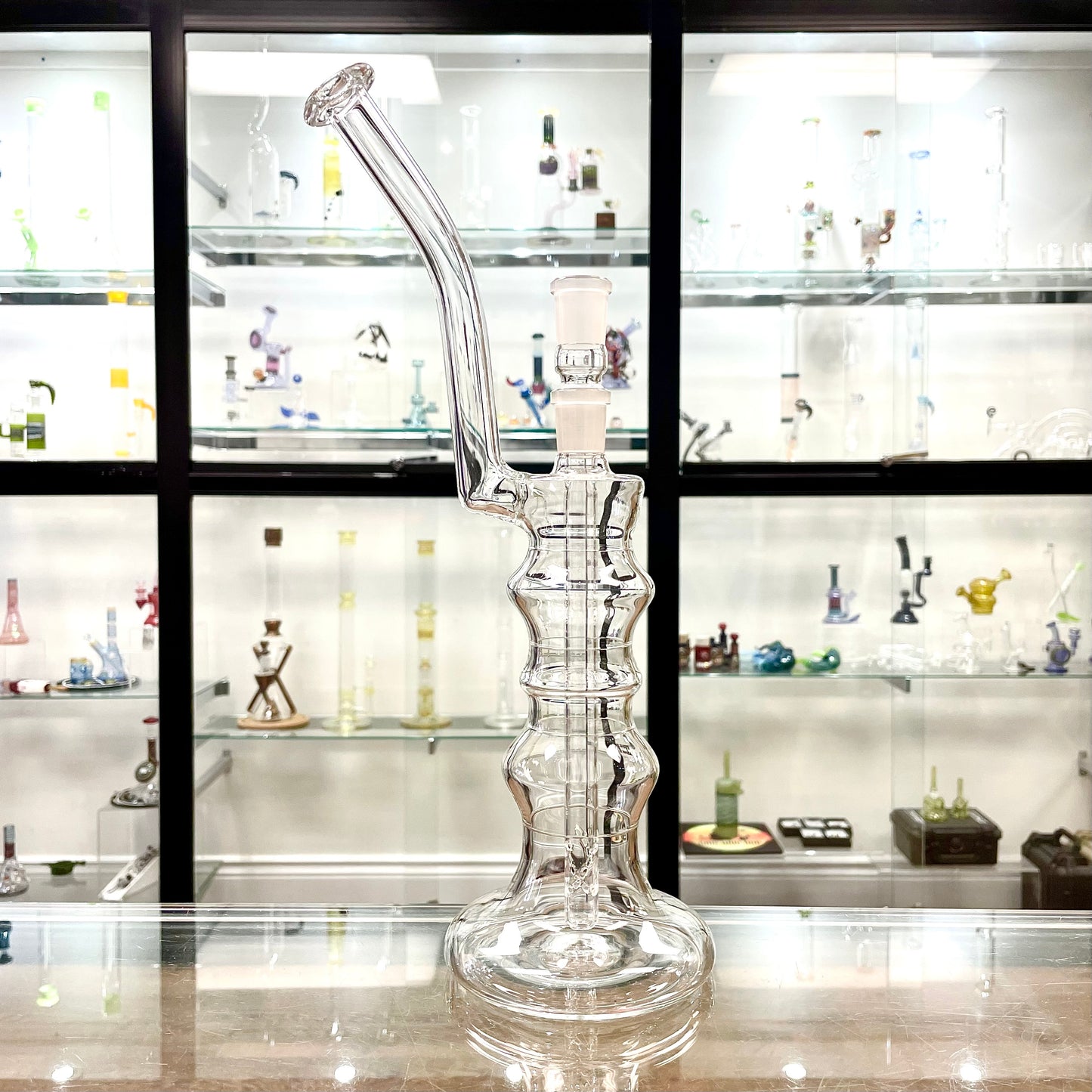 Mastah Glass Clear 18mm Bubbler w/ Removable Stem