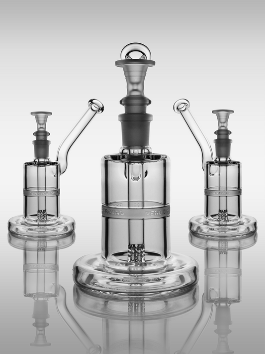 Pending Approval 55mm Hollowfoot Bubbler w/ 8-Line Downstem #6