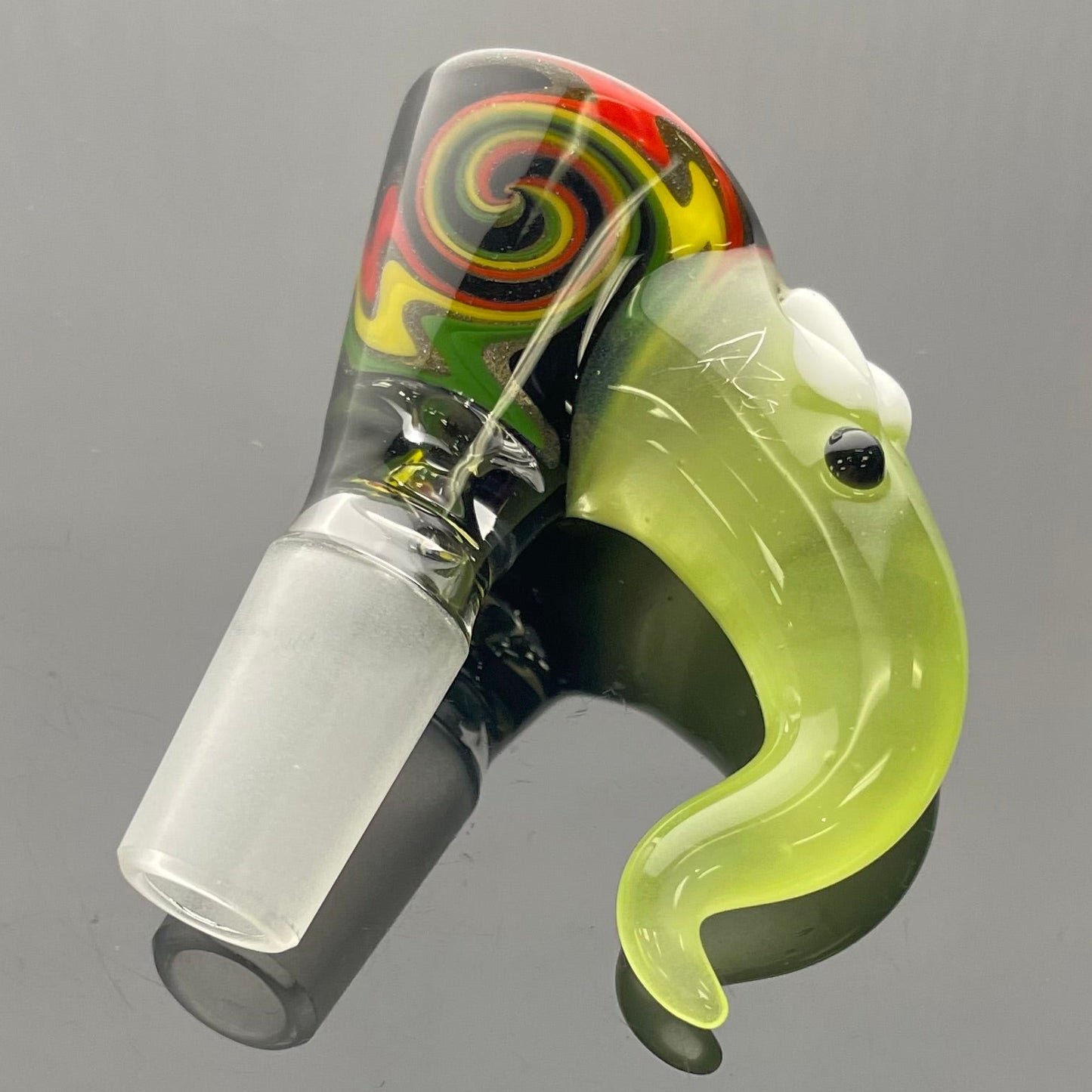 Kahuna Worked Wigwag Bowl 14mm 1 Hole