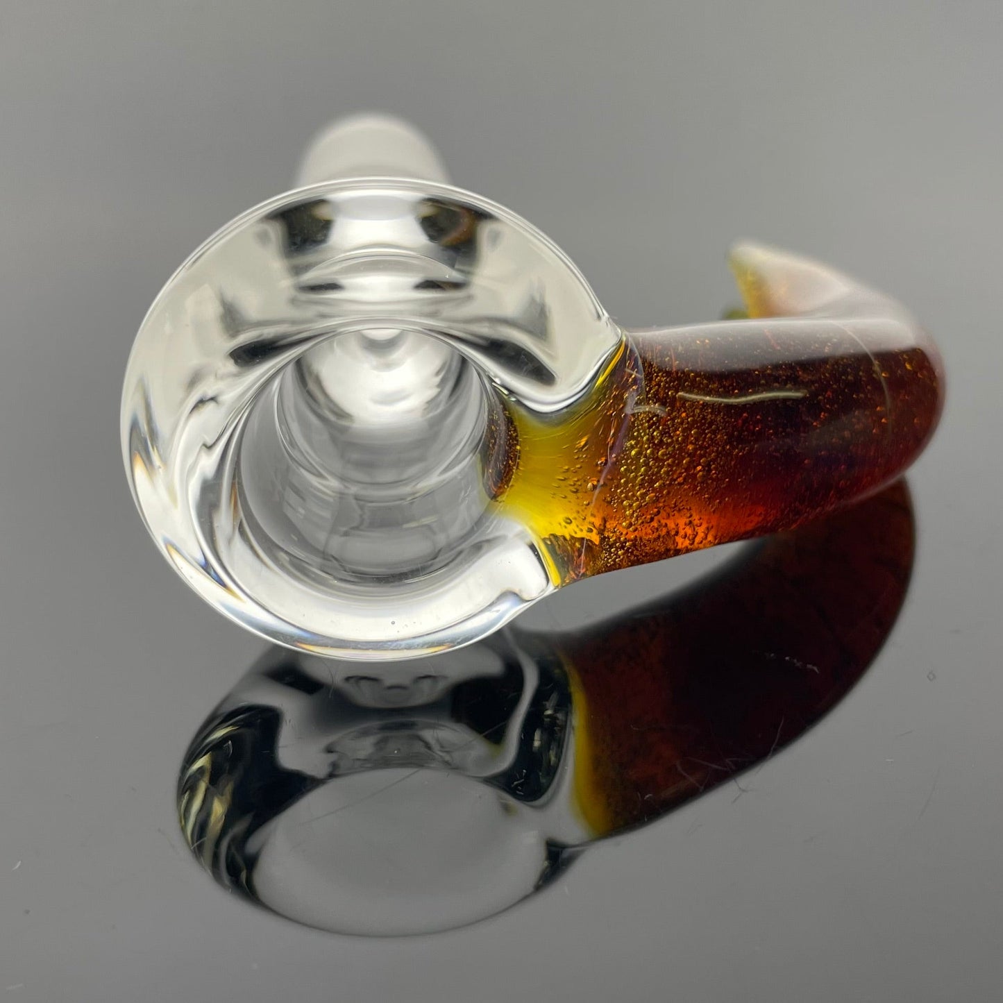 Green Belt Clear Horn Bowl 14mm 1 Hole