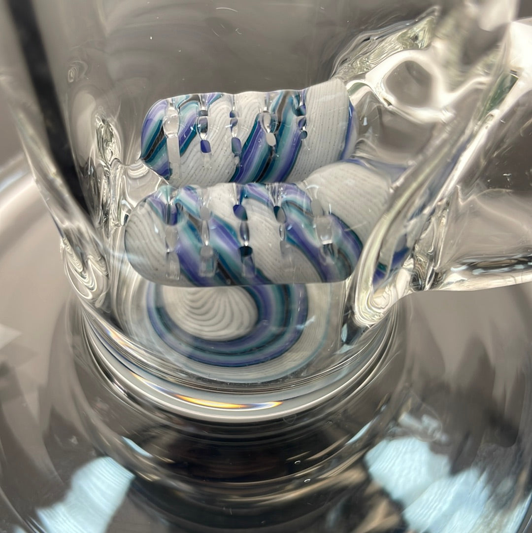 Gore Glass Colour Accented Dual Stem