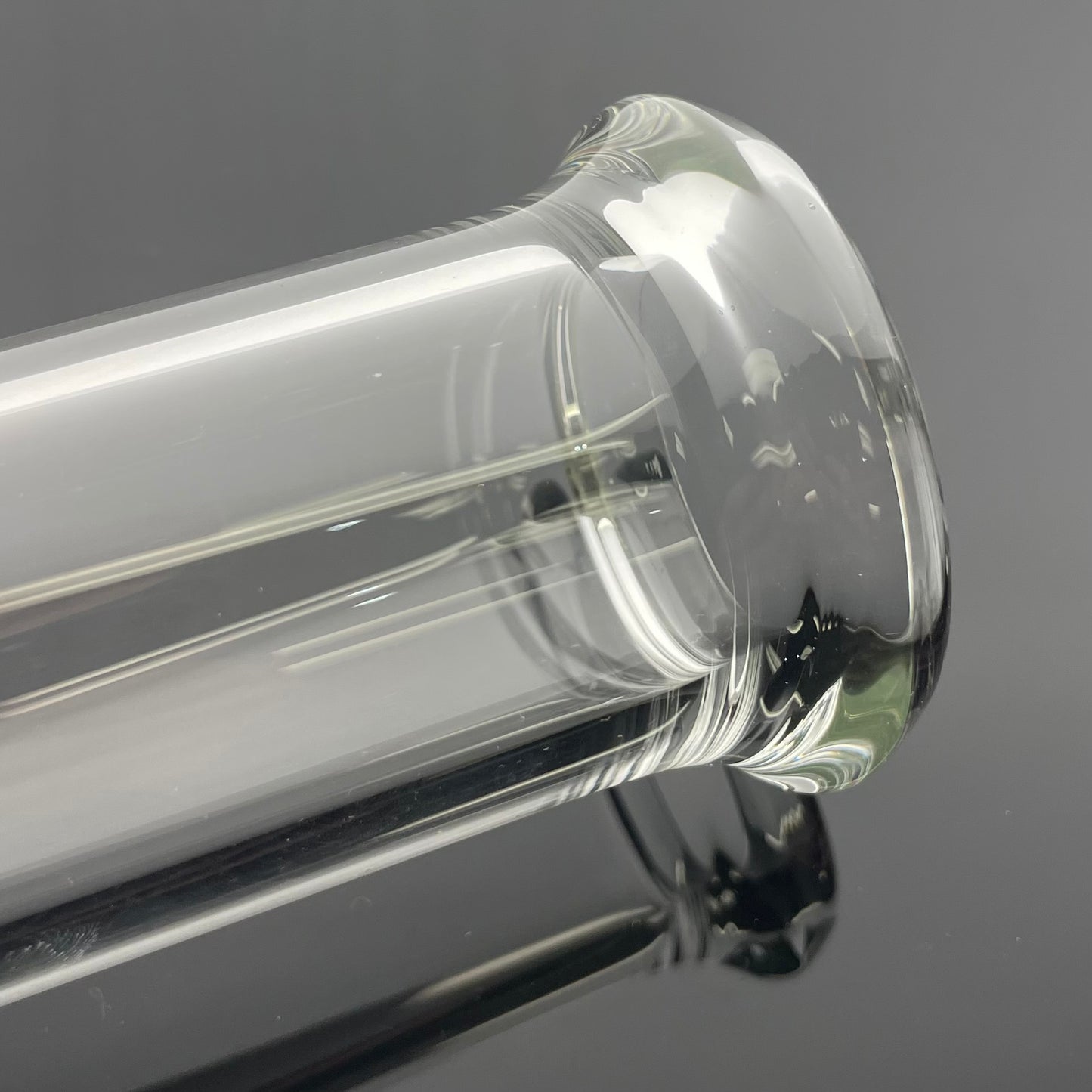 Green Belt Clear Blooper Stemline Tube w/ Drain & Hollow Foot