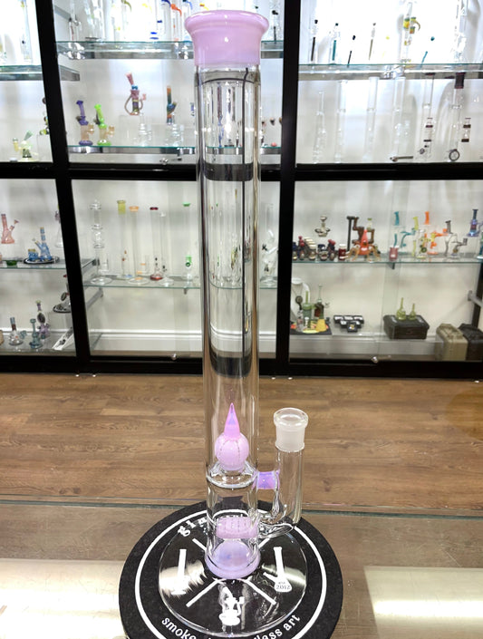 Green Belt Colour Accented Inline Tube w/ Imperial - Dense Pink Slyme