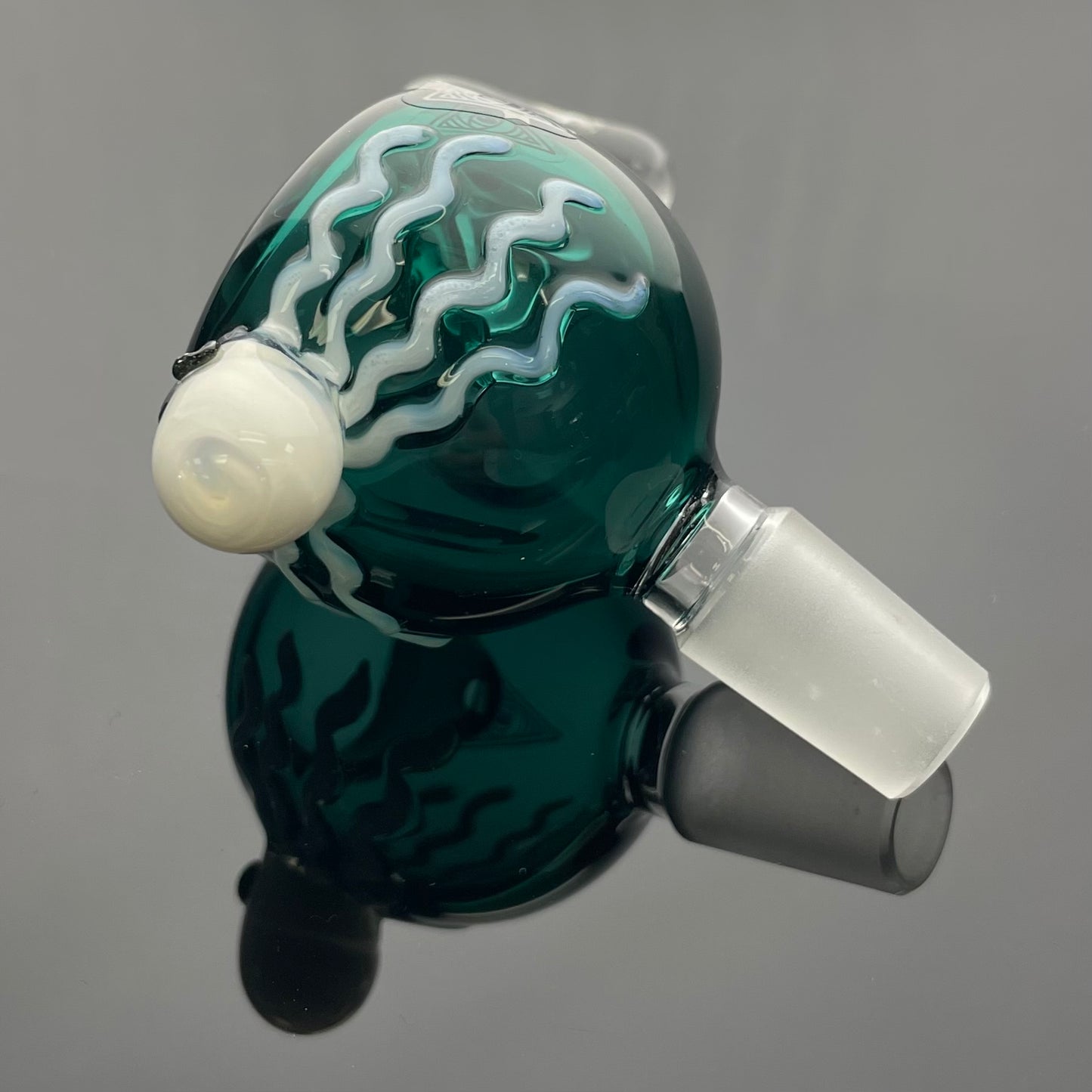 Red Eye Glass 14mm Octopus Push Bowl - Various Colour