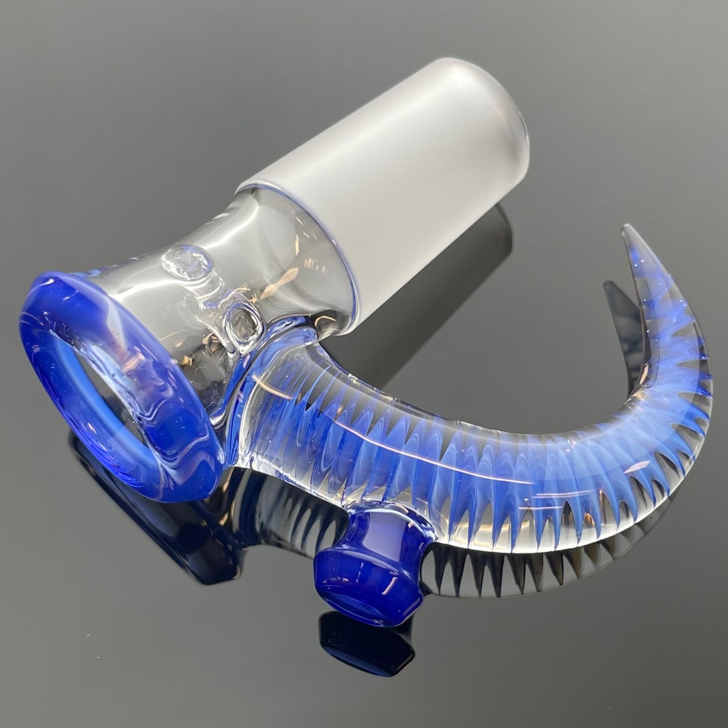 Jamms Clear Base Bowl w/ Colour Lip & Cane 18mm 4 Hole