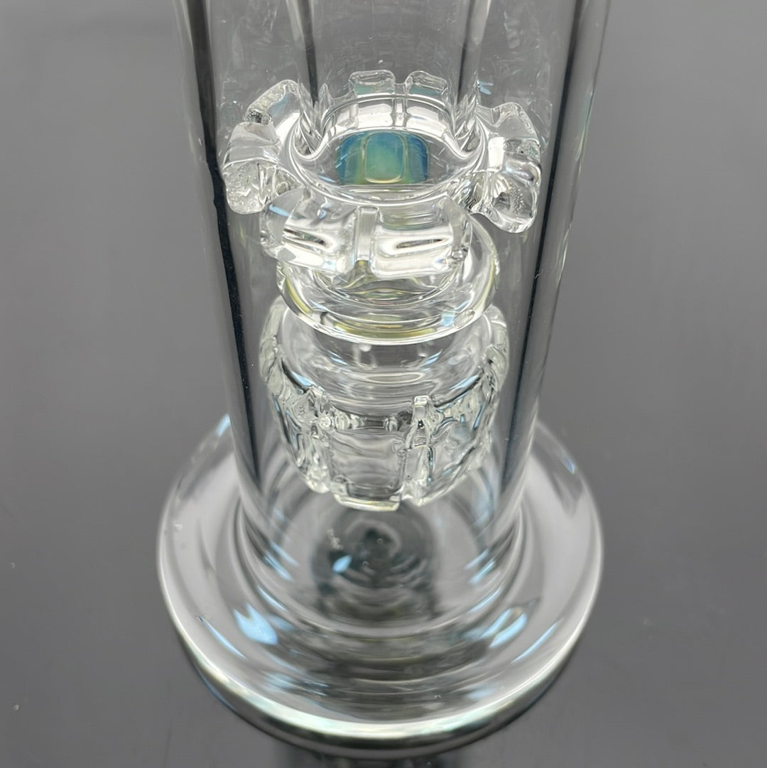 Discobox 18mm Flower Tower w/ Grids - Clear