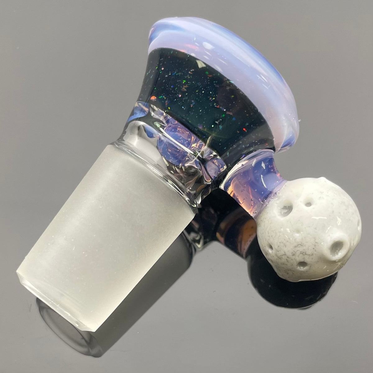 Discobox Worked Bowl w/ Moon 18mm 4 Hole #2