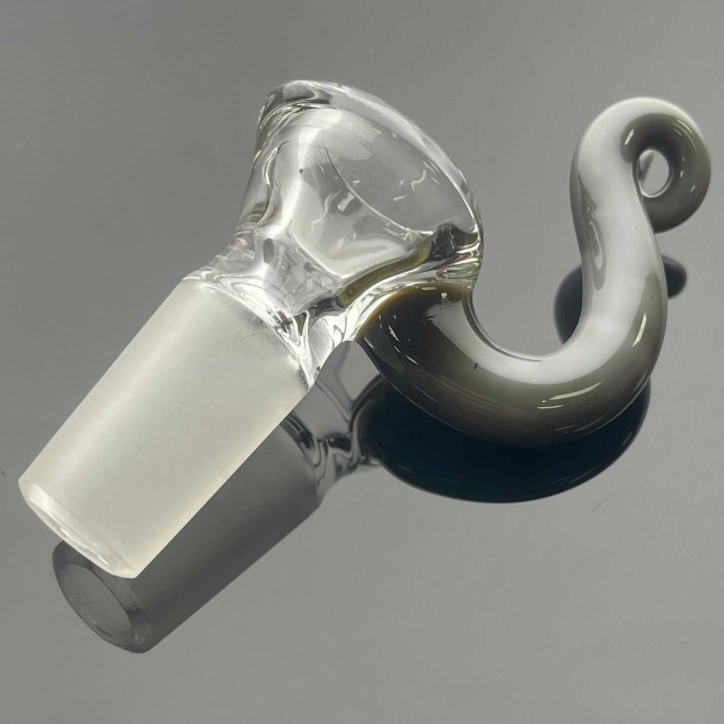 Discobox Clear Bowl w/ Horn 14mm 1 Hole