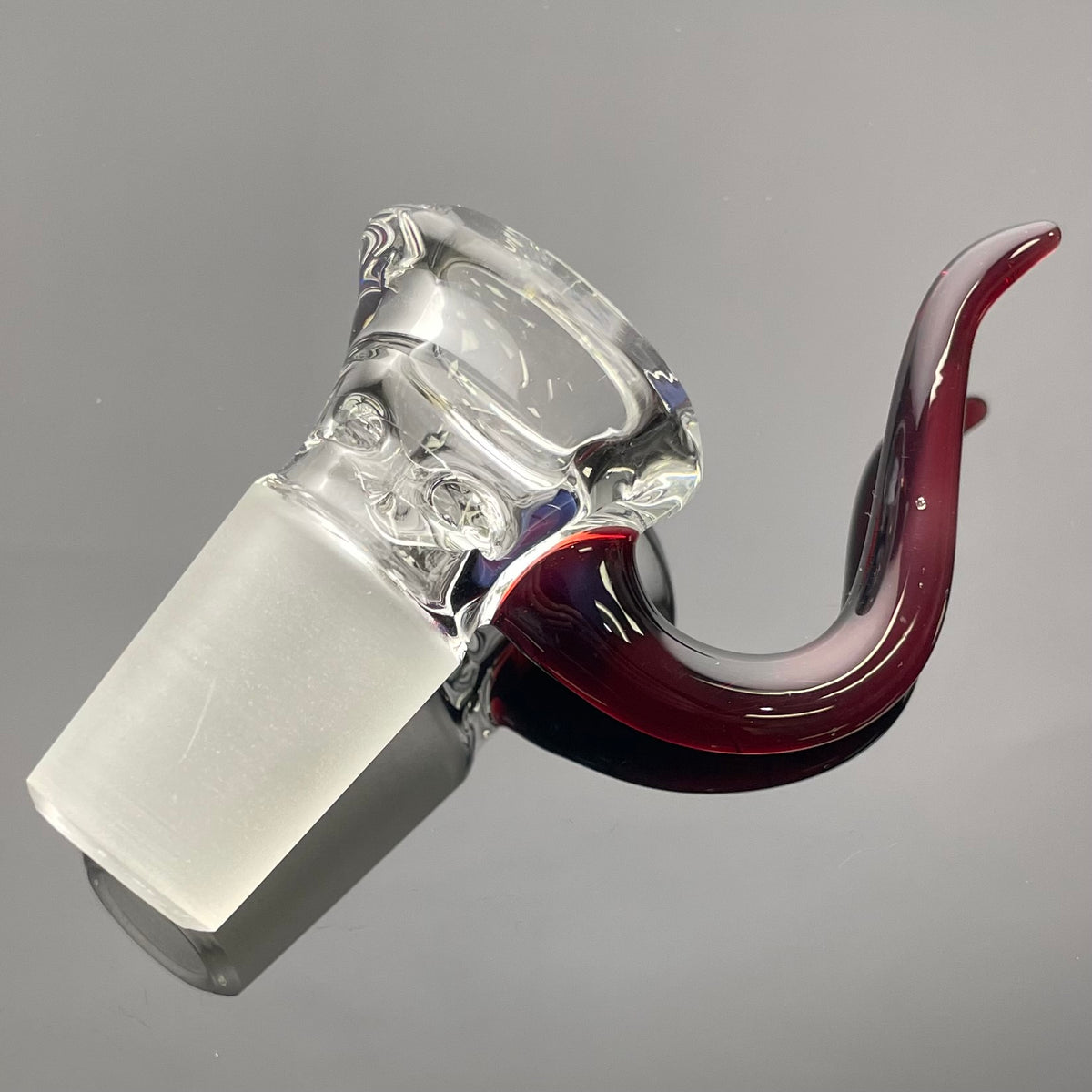 Discobox Clear Bowl w/ Horn 18mm 3 Hole