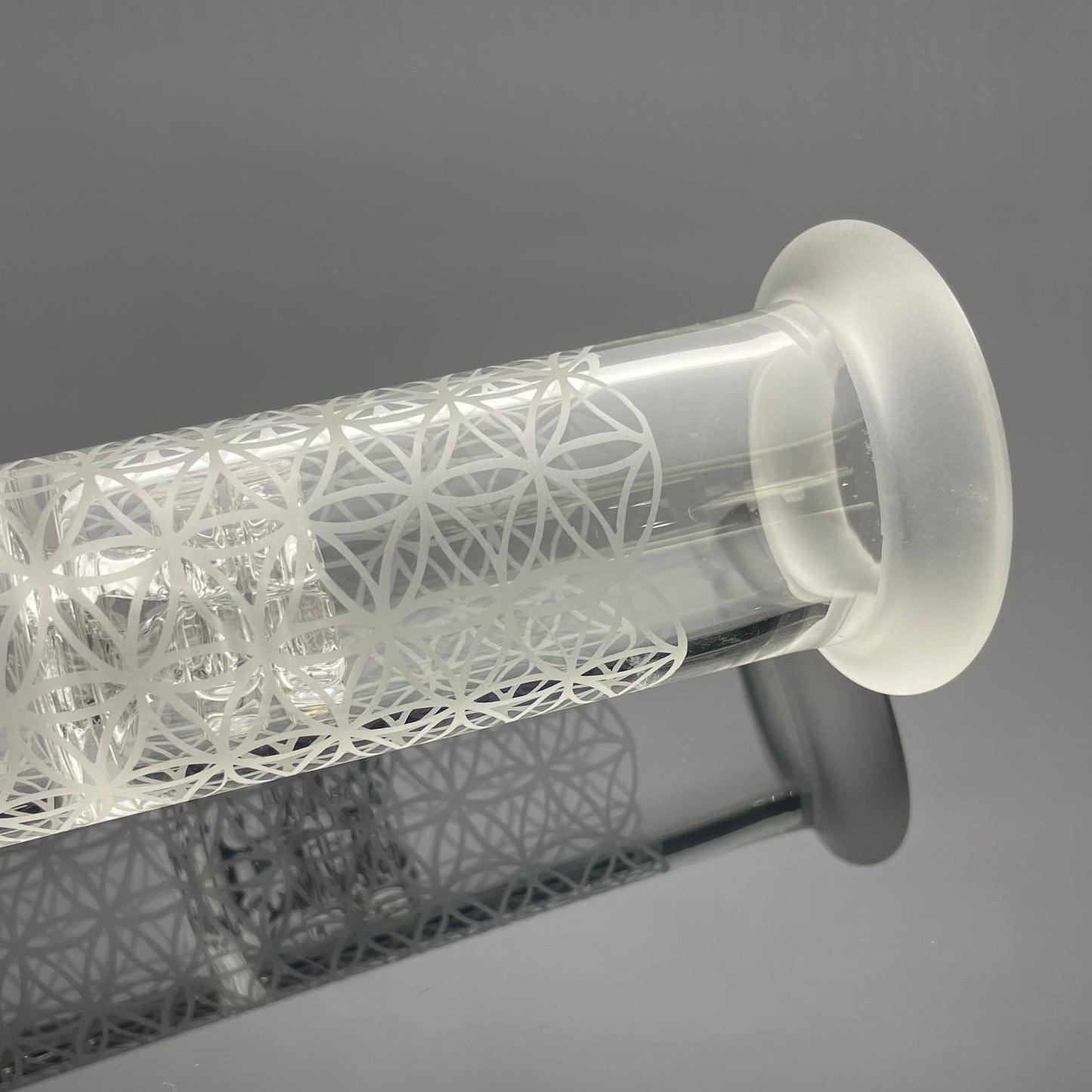 Gnob Glass 38mm Treecycler w/ Sandblasting - #16