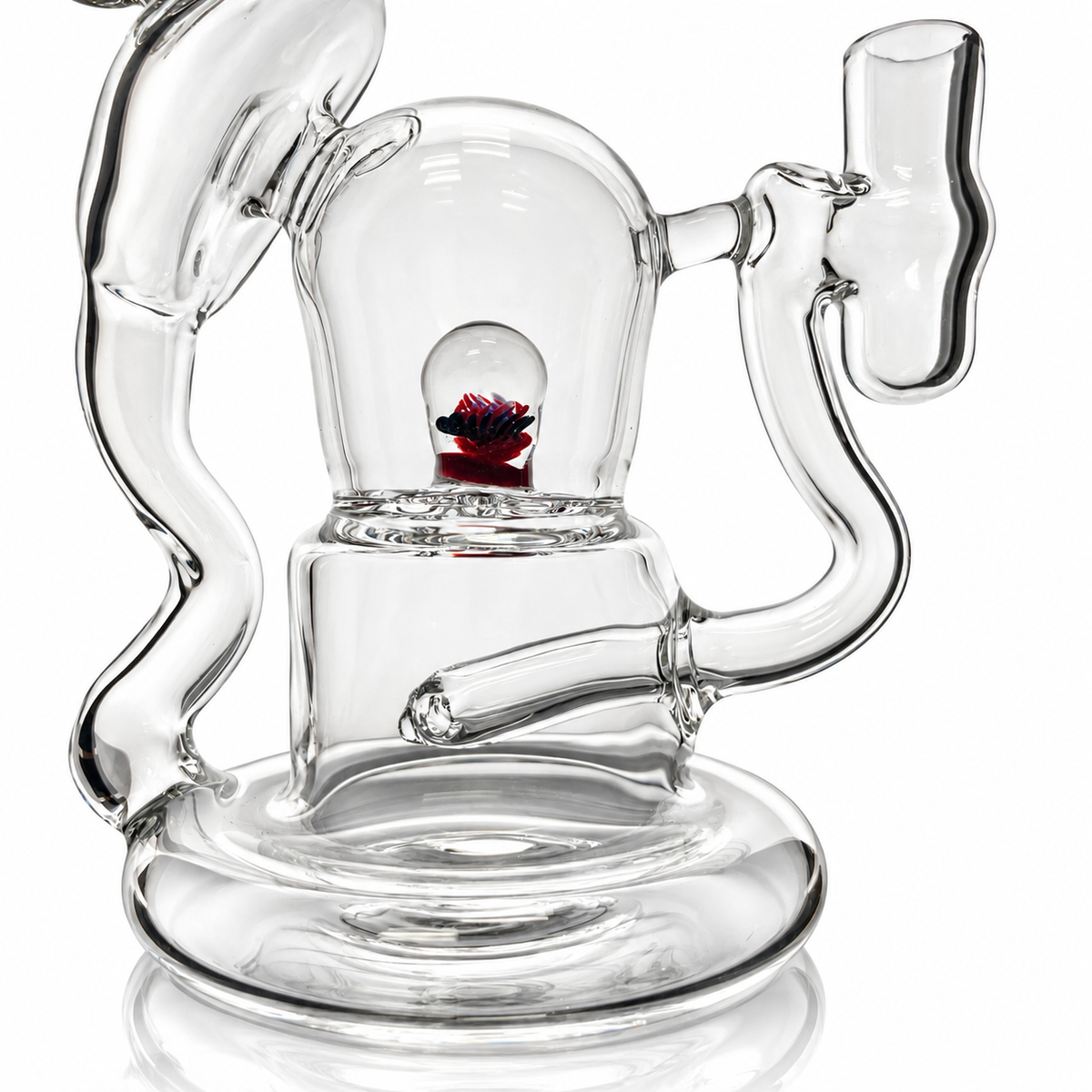 Mastah Glass 14mm 6 Hole Disk Recycler