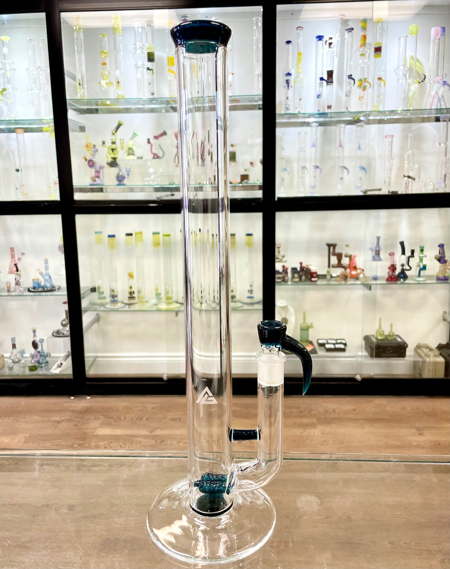 Gore Glass Colour Accented Dual Stem