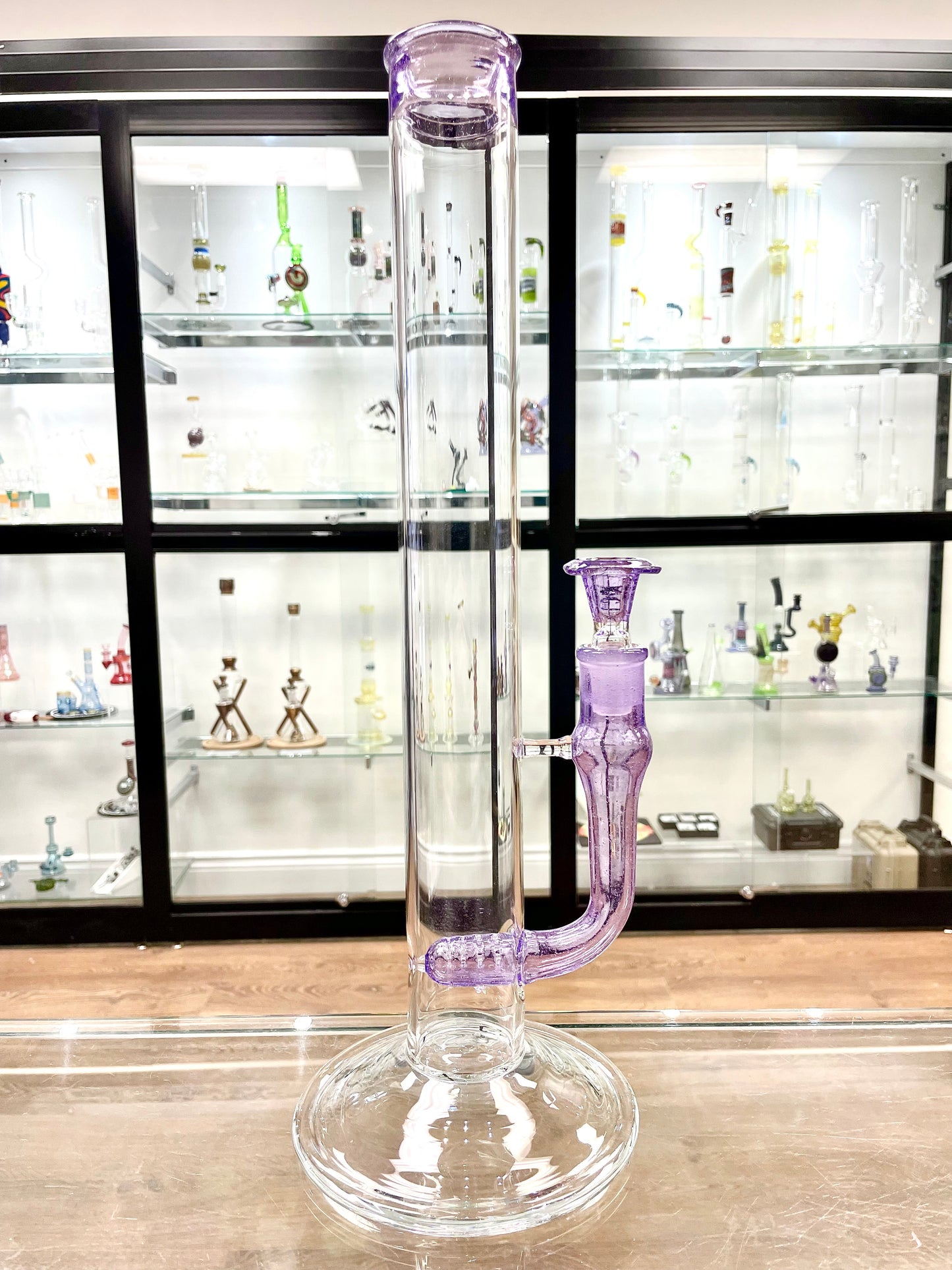 Philip Legge 17" Medium Stemline w/ Colour Accents - Purple Lollipop