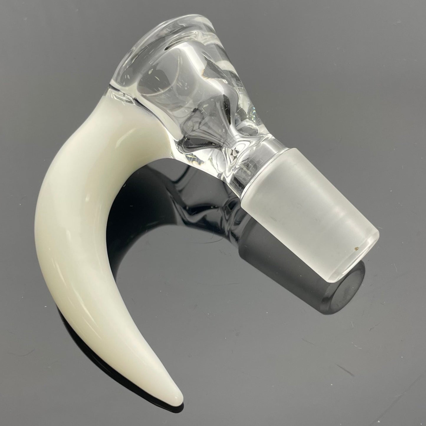 Green Belt Clear Horn Bowl 14mm 1 Hole