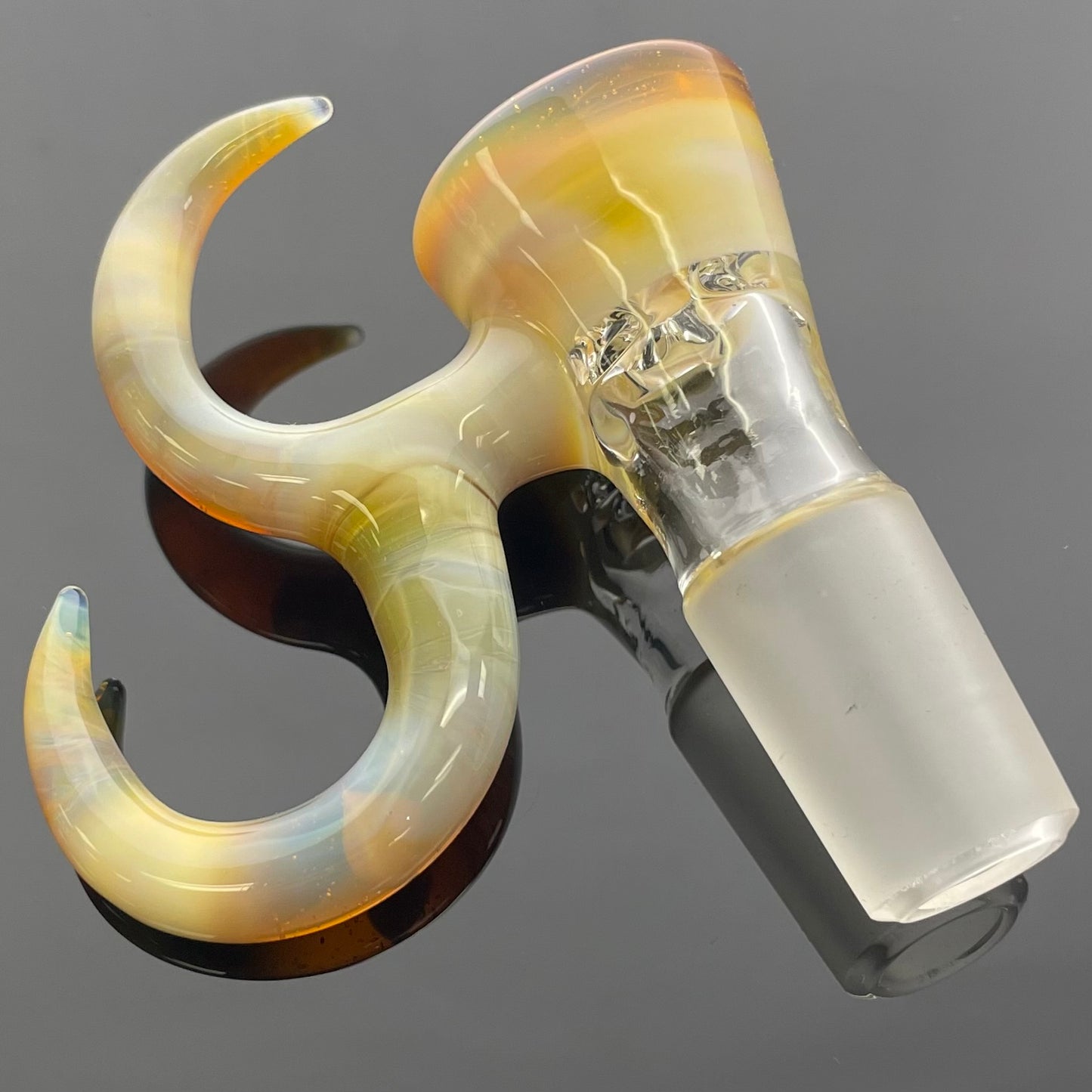Gump Glass Bowl 2 Horn 18mm 4 Hole
