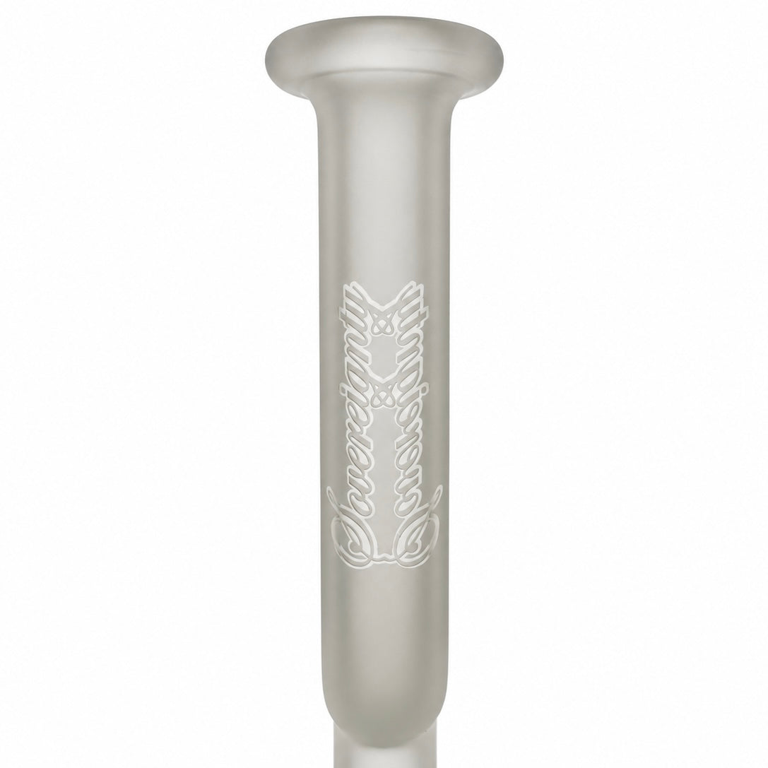 Sovereignty Natty Triple Stack 3 Line 12mm 6 Cut to Imperial to Inverted 4 Frosted Foot & Neck Clear Tube