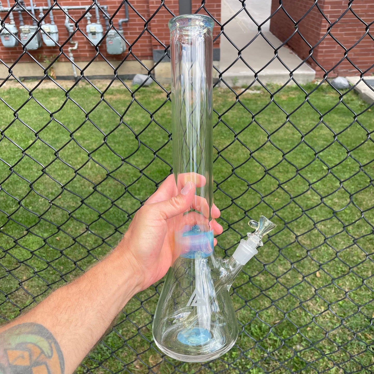 Gore Glass 50mm Fully Accented Beaker - Yoshi (CFL)