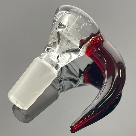 Green Belt Clear Horn Bowl 14mm 1 Hole