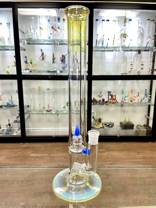 Green Belt Fumed Inline Tube w/ Imperial Perc