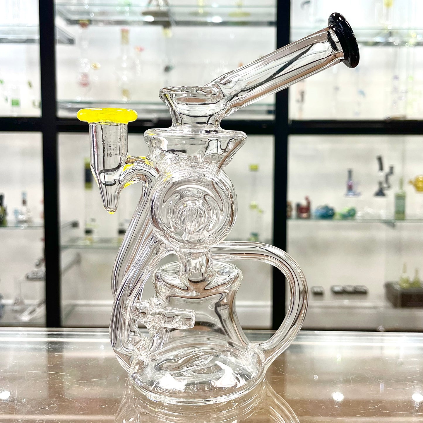 Mimzy Colour Accented Full Scroller Recycler - 14mm