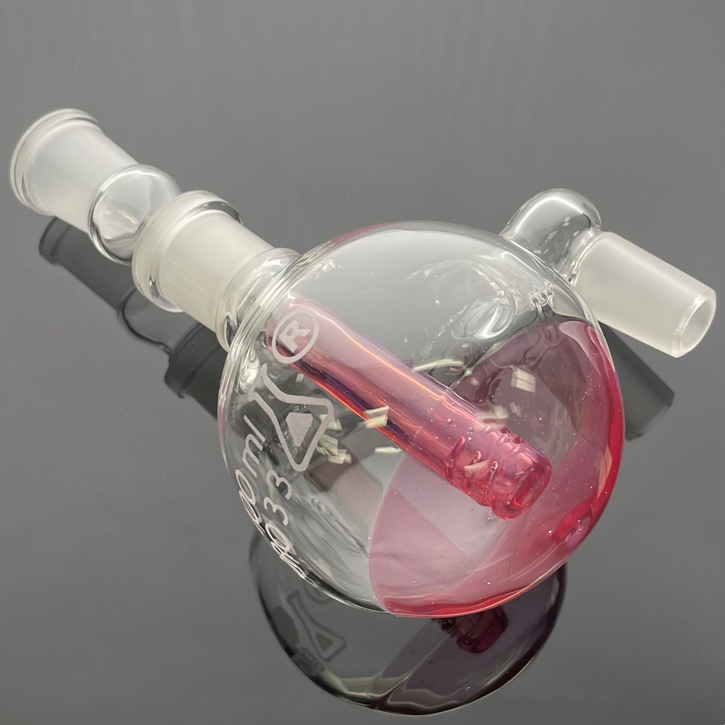 Kobb 18mm/18mm 90 Degree Boiling Flask Ash Catcher w/ Coloured Stem