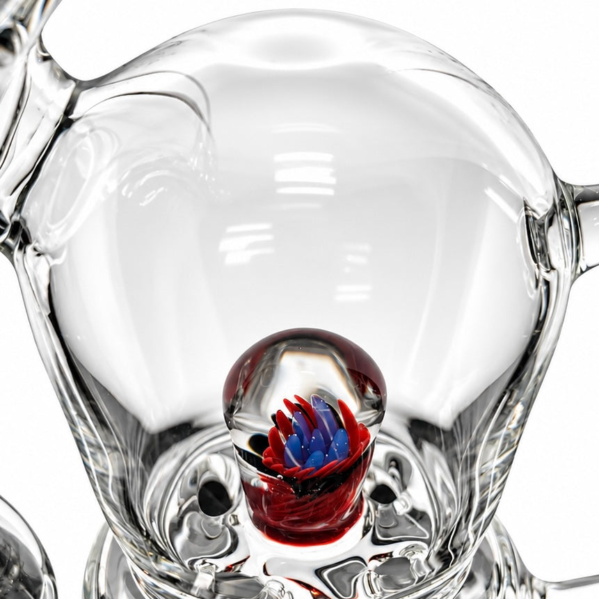 Mastah Glass 14mm 6 Hole Disk Recycler