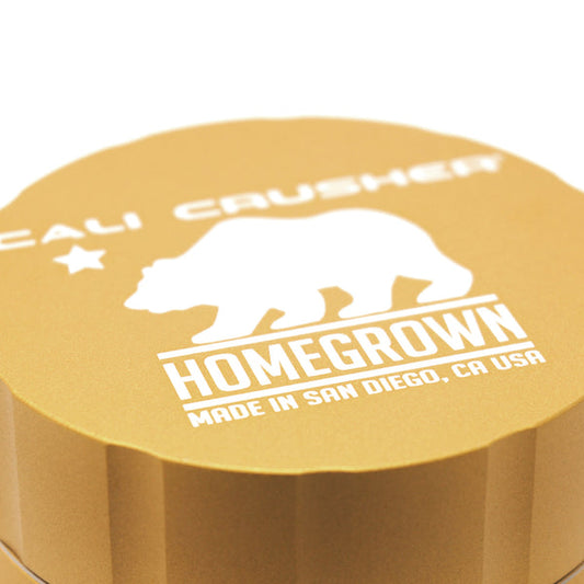 Cali Crusher Homegrown Grinder 2pc 2.35" Gold