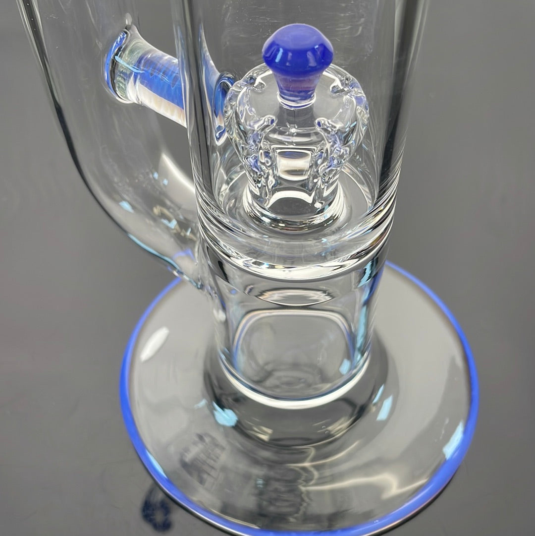 Jamms Colour Accented Natty Nub Perc Straight Tube w/ Honeycomb