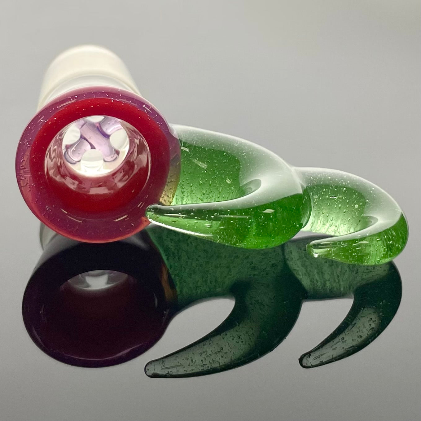 Mafe Worked Dual Radiant Perc Tube - "Mango Passionfruit"