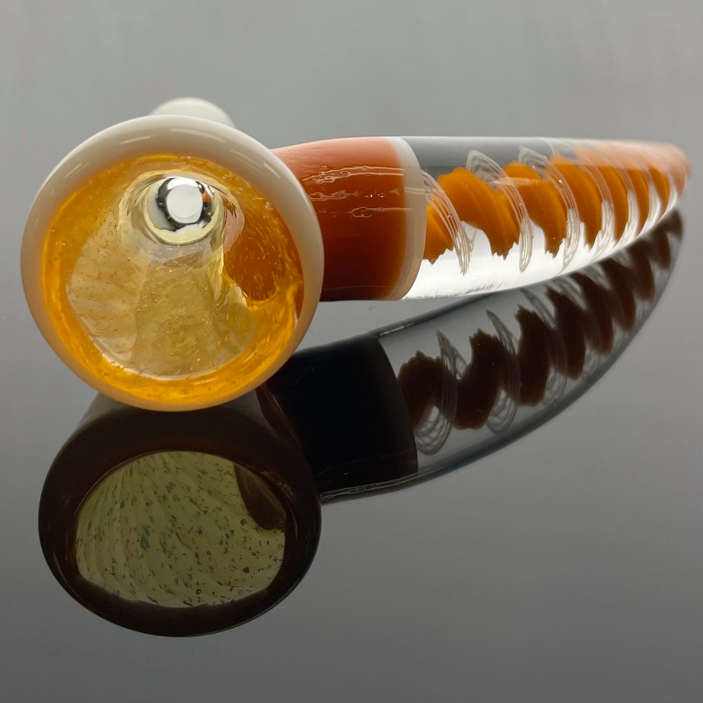 Glass With Jeremy 14mm Worked Horn Bowl w/ UV Accents - Various Colours
