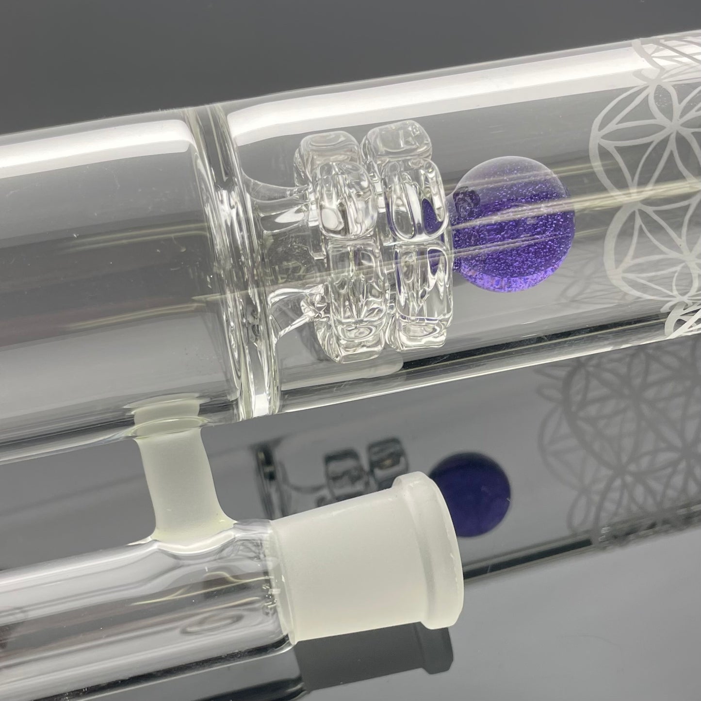 Gnob Glass 44mm Reactor Stemline w/ Sandblasting - #10