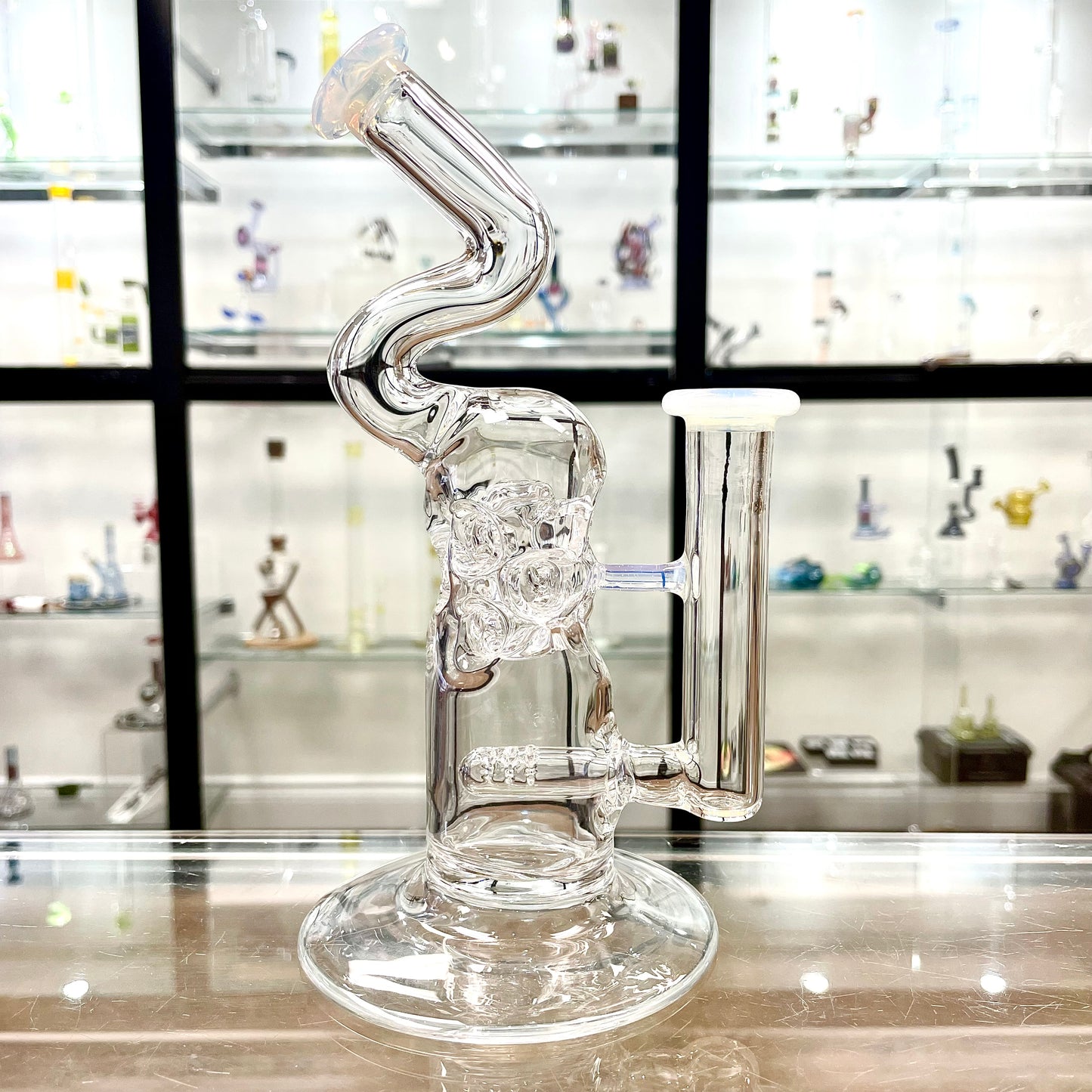 Mimzy Colour Accented Fab Rig w/ Bent Neck - 14mm