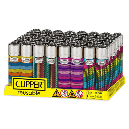 Clipper Lighter Real Fabric Pattern