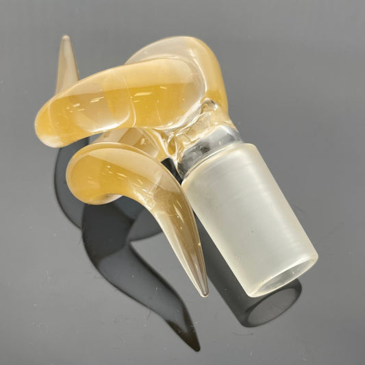 Gore Glass 18mm 4 Hole Dual Horn Bowl - #1