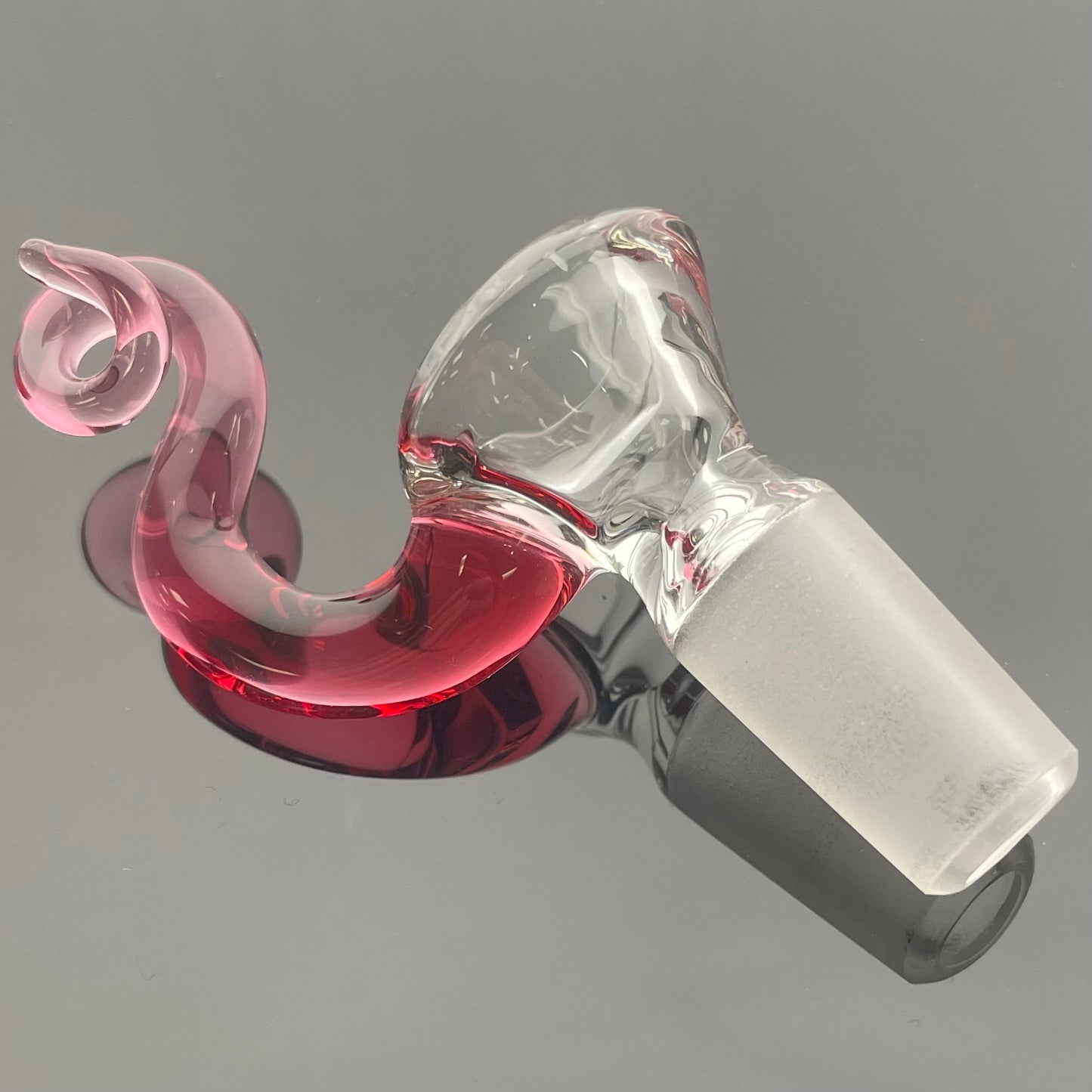Discobox Clear Bowl w/ Horn 14mm 1 Hole