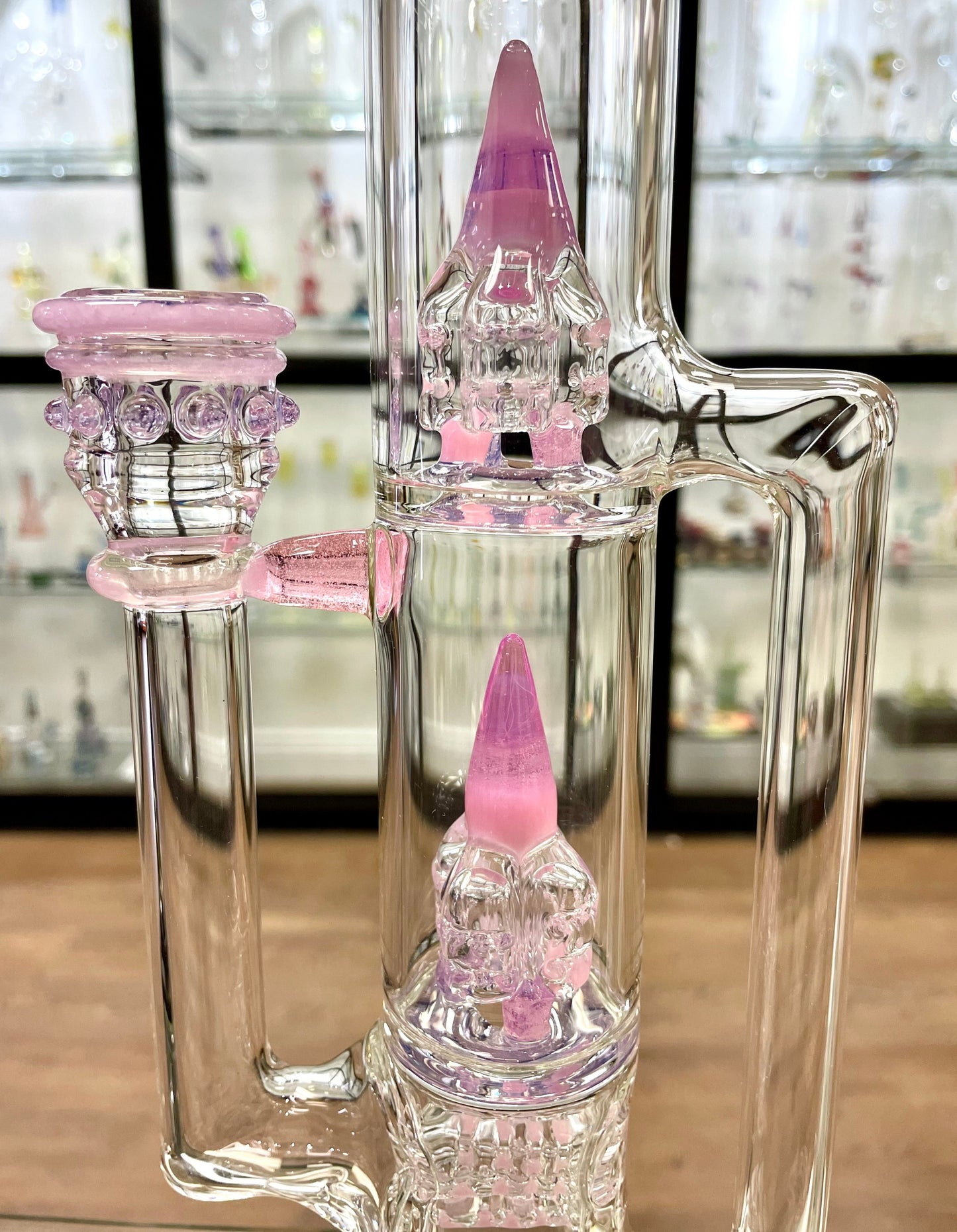 Blazed 44mm 3 Line Tree Tube w/ Inv 4 & Opal - Pink Mix